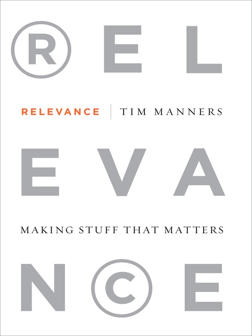Title details for Relevance by Tim Manners - Available